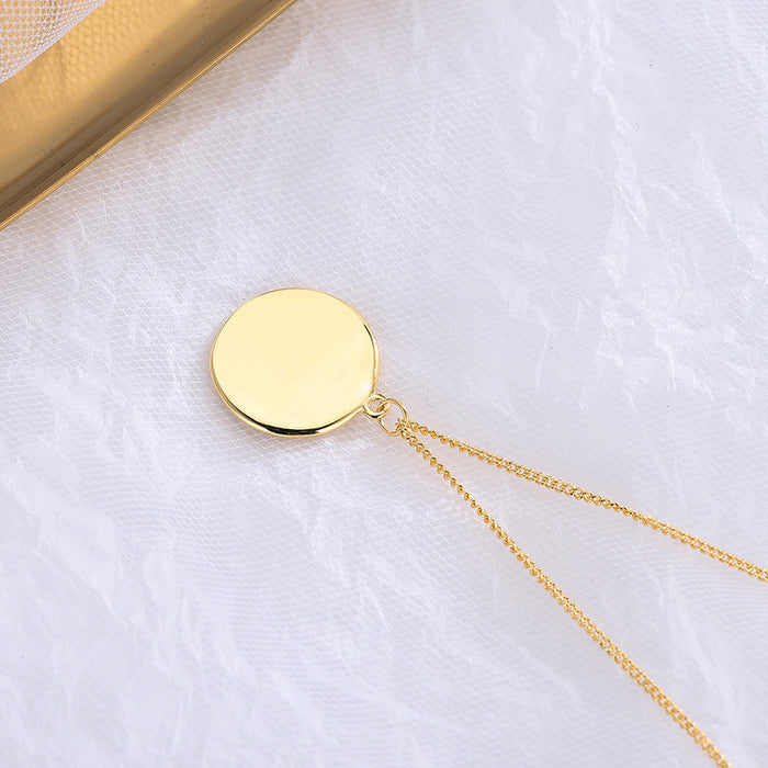 Christian Pray Gold Necklace