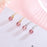 Fresh Peach Pink Beads Earrings