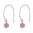 Fresh Peach Pink Beads Earrings