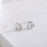 Heart-Shaped Diamond Stud Earrings