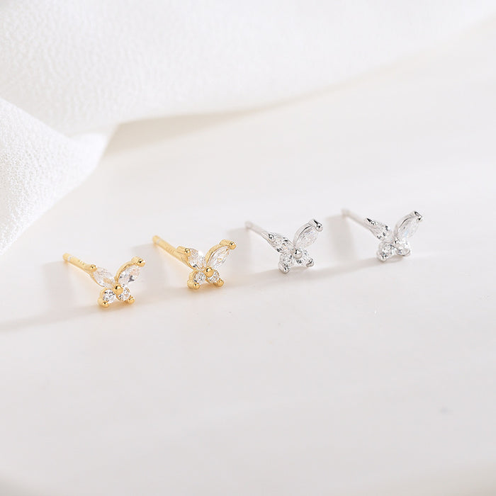 Butterfly Zircon Diamond Earrings