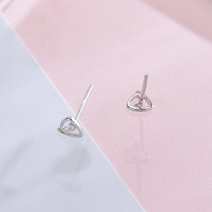 Geometric Cute Rotating Triangle Earrings