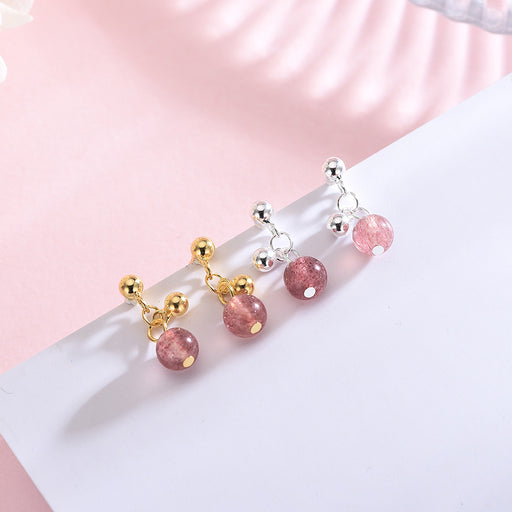 Strawberry Crystal Earrings