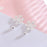 Brushed Snow Beads Earrings
