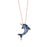 Ocean Dolphin Crystal Necklace