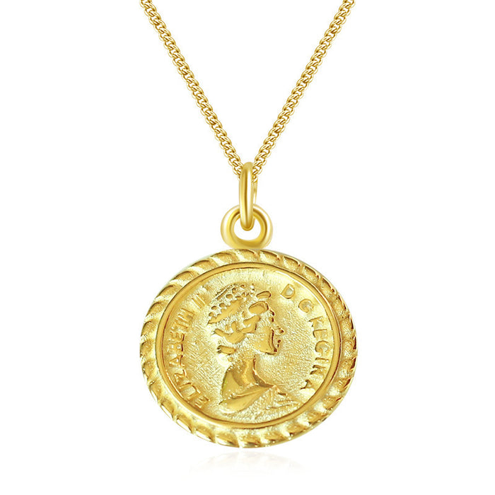Elizabeth Round Coin Necklace