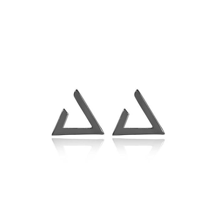 Open Triangle Minimalist Earrings