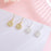 Geometric Shiny Round Earrings