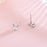 Crown Diamond Silver Earrings