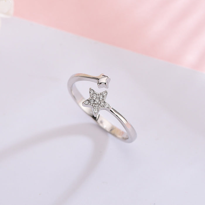 Star Tail Diamond Ring