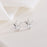 Crown Diamond Silver Earrings