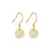 Geometric Shiny Round Earrings
