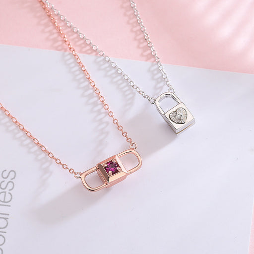 Transformable Heart Lock Necklace