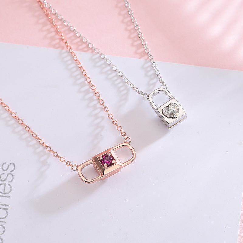 Transformable Heart Lock Necklace