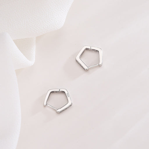 Wild Pentagon Diamond Earrings