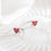 Arrow Heart Silver Earrings