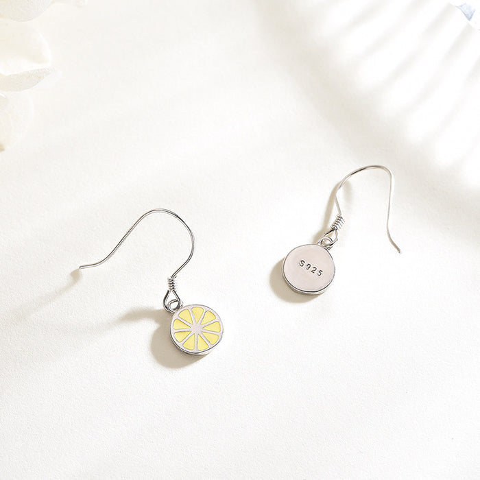 Cute Lemon Hook Earrings