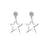 Sterling Silver Stars Earrings