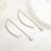 Star Wave Long Drop Earrings