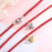 Piglet Red Rope Bracelet