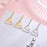 Geometric Silver Triangle Earrings