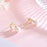Silver Note Pearl Earrings