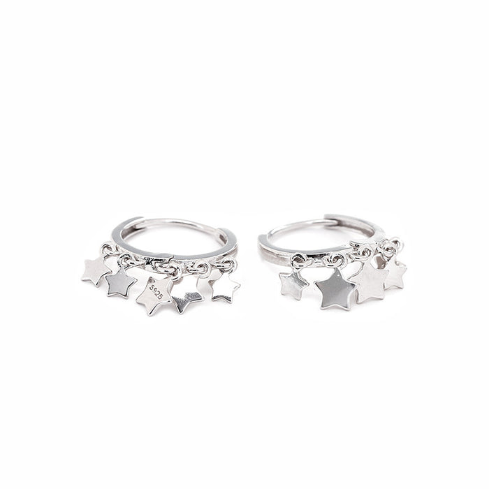 Diamond Little Star Earrings