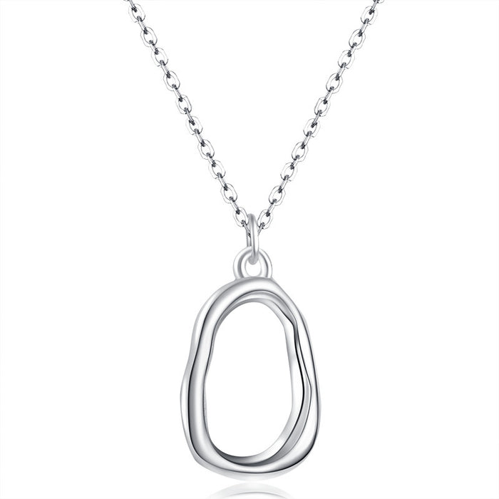 Irregular Oval Necklace