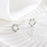 Six-Pointed Silver Star Earrings
