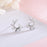 Crystal Six Spilt Earrings