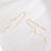 Long Drop Wave Earrings