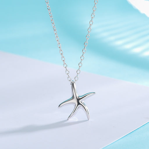 Starfish Silver Necklace