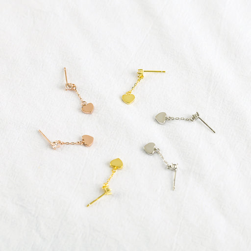 Love Tassel Geometric Earrings