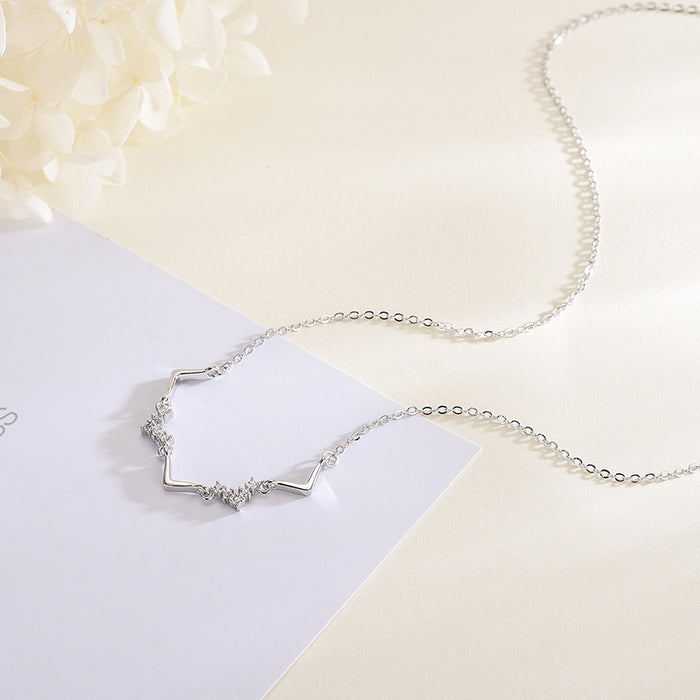 Diamond Wave Necklace