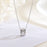 Roman Numeral Ring Necklace