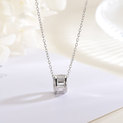 Roman Numeral Ring Necklace