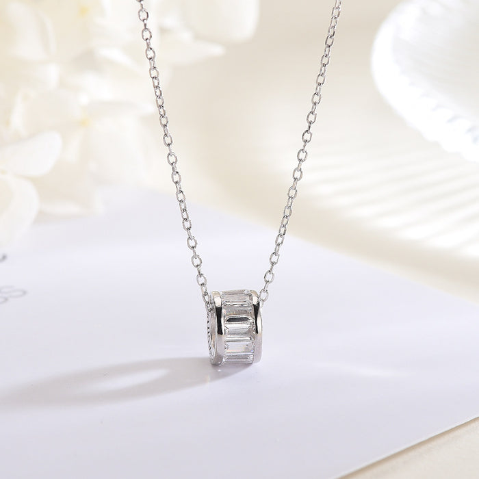 Roman Numeral Ring Necklace