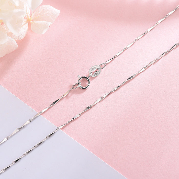 Plain Water Wave Necklace