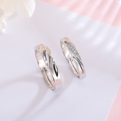 Intertwined Love Couple Ring