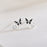 Diamond Black Butterfly Earrings