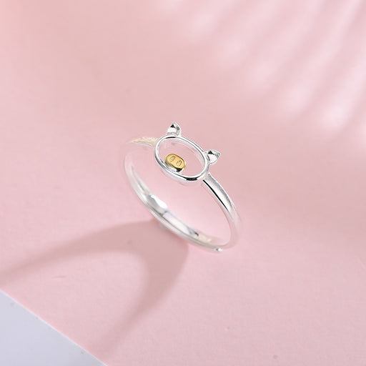 Lovely Pig Adjustable Ring