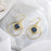 Sapphire Navy Blue Hook Earrings