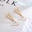 Triangle Pendant Ear Hook Earrings