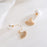 Pearl Fan Shaped Earrings