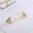 Tri-Geometric Contrast Diamond Earrings