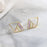 Tri-Geometric Contrast Diamond Earrings
