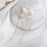 Minimalist Long Drop Pearl Earrings