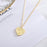 Retro Yes/No/Maybe Round Necklace