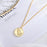 Christian Pray Gold Necklace