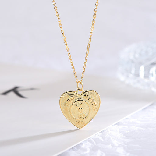 Retro Yes/No/Maybe Round Necklace